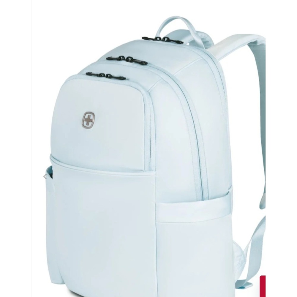 NEW Swissgear The Bloom Laptop Backpack, SA2822 - Pastel Blue (16" x 12" x 6")